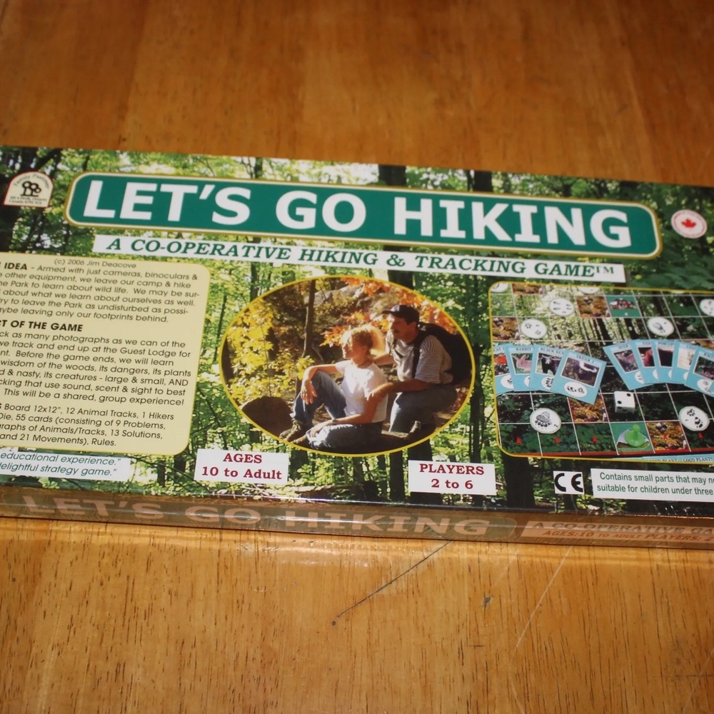 NEW Let's Go Hiking Cooperative Board Game by Family Pastimes